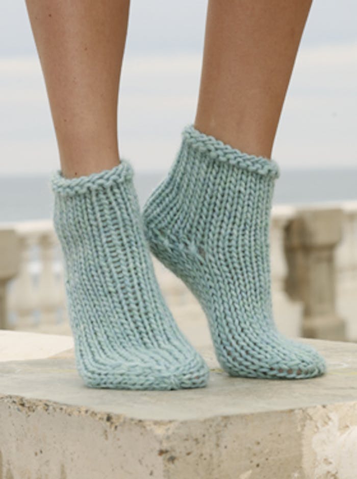 Jolly Oprør udvikling af Strik korte sokker | Familie Journal